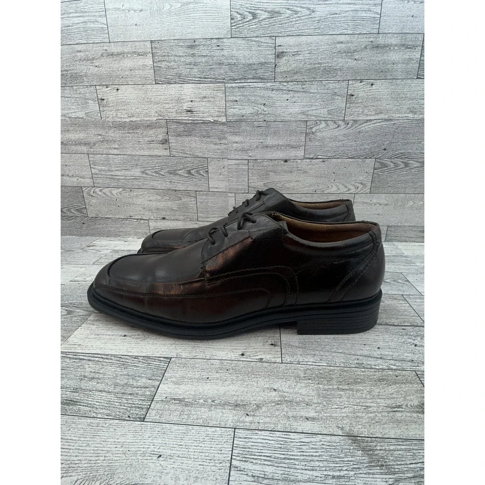 Florsheim Shoes Mens Size 10 Leather Square Toe Derby Dress‎ Comfort Oxfords